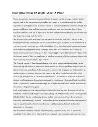 Maybe you would like to learn more about one of these? Good Descriptive Essay Examples For All Students