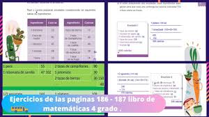 4º grado 2 elementos de un guión teatral de acuerdo a las siguientes definiciones, recorta de la parte inferior de la hoja y pega en donde corresponda. Ejercicios De La Paginas 186 188 Del Libro De Matematicas De 4 Grado Youtube