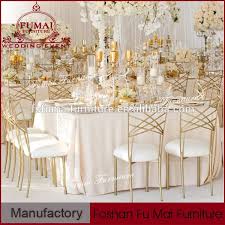 High Quality Modern Iron Metal Frame Wholesale Wedding Chairs Wedding Chairs High Back Dining Chairs Wrought Iron Chairs