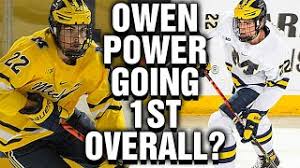 Al goldis/associated press the nhl draft turned michigan maize and blue friday night. Owen Power Getting Drafted 1st Overall In The 2021 Nhl Draft Youtube