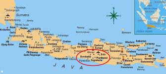 Map of west java (indonesia), satellite view. Indonesia Map Itinerary Where We Be