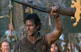 Evil dead 1 plays it straight for the most part, as well as the remake. Non Review Review Evil Dead Iii The Army Of Darkness The M0vie Blog