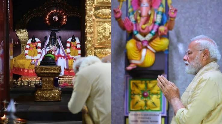 PM Modi Offers Prayers at Delhi Temple on Completing 25 Years Leading Governments