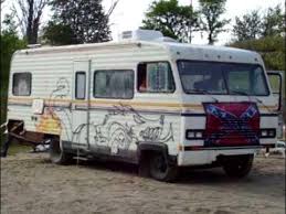 Image result for Bright Blue 1981 Motor Home