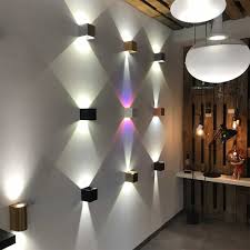 Sluce Pro Led Wandleuchte Ixa Zwei Verstellbare Winkel Beton