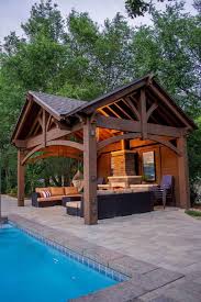 01 Incredible Outdoor Kitchen Design Ideas For Summer Backyard Patio Designs Outdoor Kitchen Design Backyard Pavilion