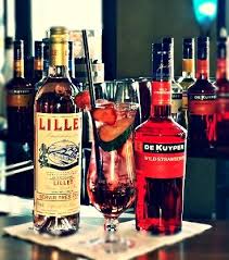 Lillet Vive Rose Lillet Rose De Kuyper Wild Strawberry Tonic Sweet Drinks Wild Strawberries Lillet Rose