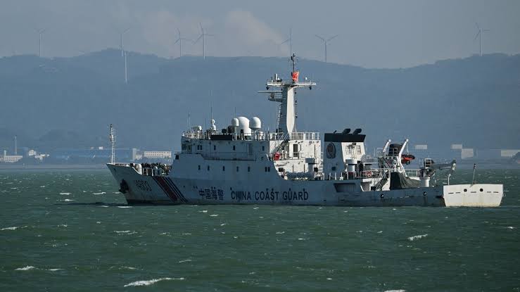 A view of the Taiwan Strait, where increased maritime activity by Chinese law enforcement vessels has raised regional security concerns.