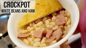 How do you make the bean juice thicken not like brown water. Crock Pot Navy Beans With Ham Youtube
