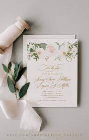 Wedding Save The Dates Floral Save The Date Printed In 2021 Wedding Saving Wedding Save The Dates Floral Save The Dates