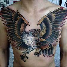 80 Eagle Chest Tattoo Designs For Men Manly Ink Ideas Eagle Chest Tattoo Traditional Eagle Tattoo Eagle Tattoo