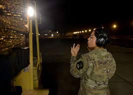 U.S. Air Force Senior Airman Lucy DeJesus, mobile aerial