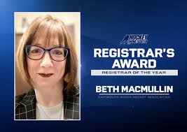 MACMULLIN WINS REGISTRAR'S AWARD 🏆 Hockey Nova Scotia is pleased to  announce that Dartmouth Minor Hockey Association registrar Beth MacMullin  is the recipient of the 2024 Hockey Nova Scotia Registrar's Award. Thanks
