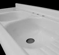 Double Bowl Drainboard Farmhouse Sink – Model #DBDW6625