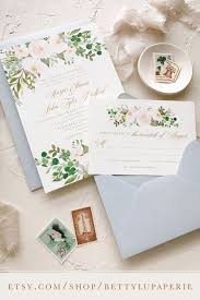 Pin By Sarah Avery On Wedding Invitations In 2020 Blush Wedding Invitations Flower Wedding Invitation Watercolor Wedding Invitations