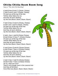 Chicka Chicka Boom Boom Song Chicka Chicka Boom Boom Boom Boom Boom Song Chicka Chicka Boom Boom Preschool