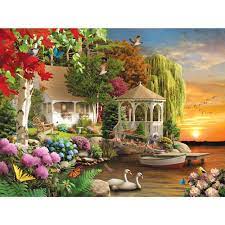Designed for adults, but enjoyable for anyone (8+ recommended), zen puzzles make the perfect gift! Beautiful Jigsaw Puzzle Heaven On Earth 1000 Pieces