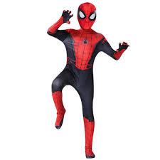 Design pass with a big spider. Buy Leezeshaw Boys Superhero Spiderman Costumes Unisex Adults Kids Spiderman Far From Home Jumpsuit Bodysuit Lycra Spandex Zentai Halloween Cosplay Costumes Online At Low Prices In India Amazon In