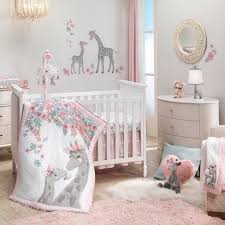 Shop wayfair for all the best pink & teal area rugs. Lambs Ivy Giraffe And A Half Pink Gray 4 Piece Nursery Baby Crib Bedding Set Target