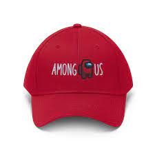 Among Us Imposter Hat Simple Embroidery Hats Candy Bag Toppers