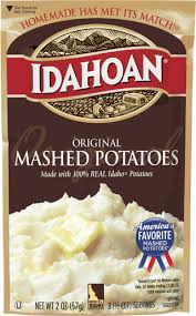 We did not find results for: Original Mashed Potatoes 2oz Idahoan Mashed Potatoes Idahoan Foods Llc