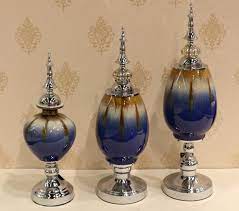 Dekoratif aksesuarlar & en uygun fiyatları dekorasyon & aydınlatma kategorisinde! Metal Ayakli 3 Parca Cam Salon Aksesuar Seti Mim Aksesuar