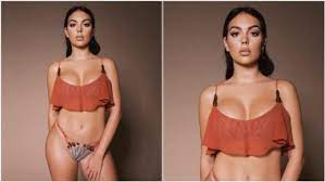 Georgina is a given name and the feminine form of george, along with georgia and georgiana. Cristiano Ronaldo S Girlfriend Georgina Rodriguez Looks Ridiculously Hot In Flounce Bikini Check Out Hot Instagram Pic Latestly