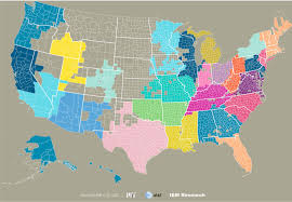 The Invisible Borders That Define American Culture Geography Education Ap Human Geography Map Culture