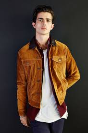 Buy online at your favourite high street store. Levis Suede Trucker Jacket Urban Outfitters Trucker Jacket Mens Street Style Jackets