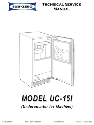 This will reveal light bulbs and sockets, replace as needed. Sub Zero Uc 15i Service Manual Pdf Download Manualslib