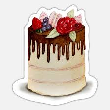 Denkt daran, dass nur der stängel geniessbar ist, die blätter enthalten oxalsäure und sind giftig. Watercolor Kuchen Torte Cupcakes Backen Sticker Spreadshirt