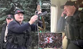 Remove them, i say! [lukashenko orders to disperse people still standing in front of lukashenko: Belarus President Lukashenko Waves Assault Rifle And Wears Body Armour Daily Mail Online