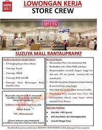 Už jste navštívili destinaci suzuya hotel rantau prapat? Lowongan Kerja Sma Smk Di Miniso Indonesia Suzuya Rantau Prapat