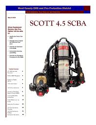 Scba how to operate breathing apparatus: Scott 4 5 Scba West County Ems Fire