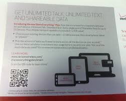Verizon S Direct Mailer With A Qr Code Direct Mailer Qr Code Direct Mail
