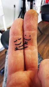 Finger Hug Tattoo Finger Tattoos Couple Tattoos Beautiful Tattoos
