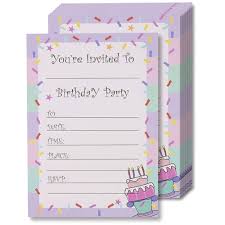 Choose from thousands of fun invitation templates, or browse through stock photos for ideas. Invitation Cards 24 Pack Birthday Party Invitation Cards Fill In Invitations With Envelopes Confetti Designs 5 X 7 Inches Walmart Canada