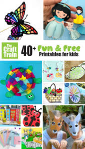 Get these printable learning activities to keep learning fun and less boring. Fun Free Kids Printables The Craft Train