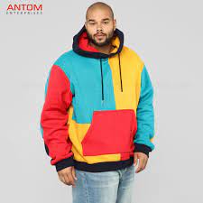 Red Blue Yellow Multi Colors Block Hoodie Men Unisex Custom Sweatshirt Printing Blank Hoodies Hoodie Custom Made By Antom En View Sweatshirt Animal Antome Blank Hoodies Yellow Sweatshirt Outfit Hoodies
