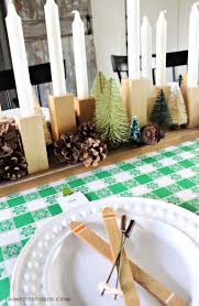 Diy Apres Ski Theme Party Decor Winter Decorations Diy Wood Candle Centerpiece Winter Party Decorations