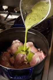 An Easy Thai Green Curry Chicken Thigh Recipe With Coconut Milk Lime Green Curry Paste Green Beans A Green Curry Chicken Curry Chicken Curry Chicken Thighs