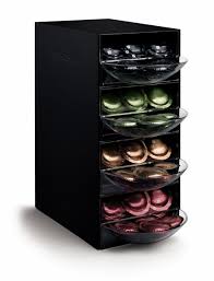 The machine comes with a nespresso aeroccino plus milk frother which gives you the ability to make cold or hot breakdown of the nespresso vertuoline sampler capsules that come free with the machine: Side Capsule Dispenser Professional Accessory By Nespresso