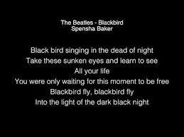 (mccartney said the music was inspired by j.s. Spensha Baker Blackbird Lyrics The Beatles The Voice Youtube