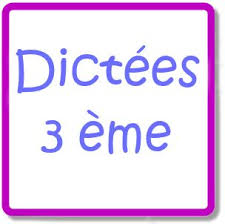 Cours et exercices de francais : Nombreuses Dictees 3eme En Ligne A Imprimer Sonores Audio Francais Interactives Gratuites 3eme Brevet Des Colleges Bepc