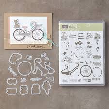 Bike Ride Bundle Stampin Up Bike Ride Bike Card Bicycle Cards