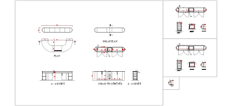Karsilama Bankosu Detaylari Tasarim Mobilya Autocad