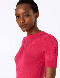 RoseSeek Women's Striped Puff Short Sleeve T-Shirts Square Neck Ribbed Knit  Casual Tee Tops At Amazon Women's Clothing Store