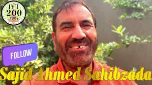 Congratulations to "Sajid Ahmed Sahibzada"
