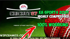 Cricket 07 is a cricket simulation game with 3d detailed graphics. How To Download Install Ea Sports Cricket 2007 Highly Compressed Youtube