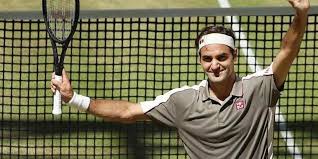 Check out the highlights of his final win over david goffin. Tennisstar Roger Federer Feiert 10 Titel In Halle